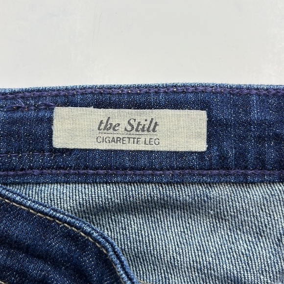 Ag Adriano Goldschmied The Stilt Cigarette Leg Size 25R - Picture 8 of 16